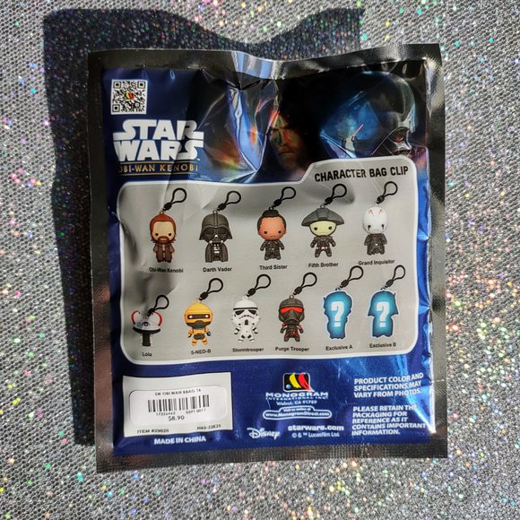 🍓4/$10 Star Wars Mystery Character Bag Clip - Picture 2 of 2